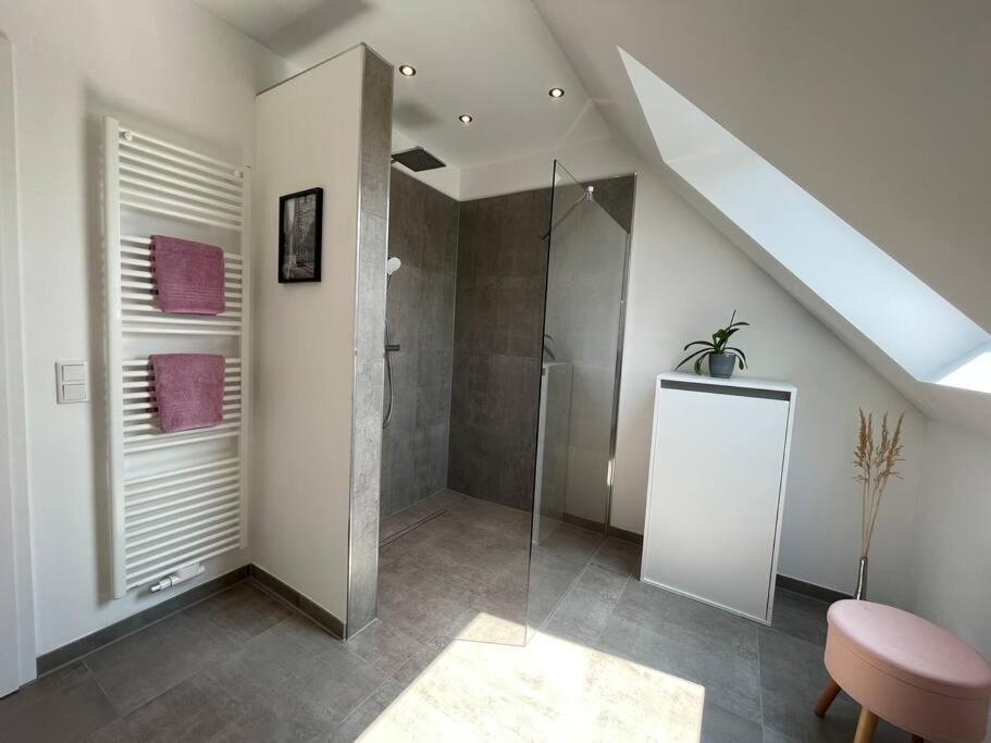 Studio - Apartment Steinmetz Mit Balkon Reken Eksteriør bilde