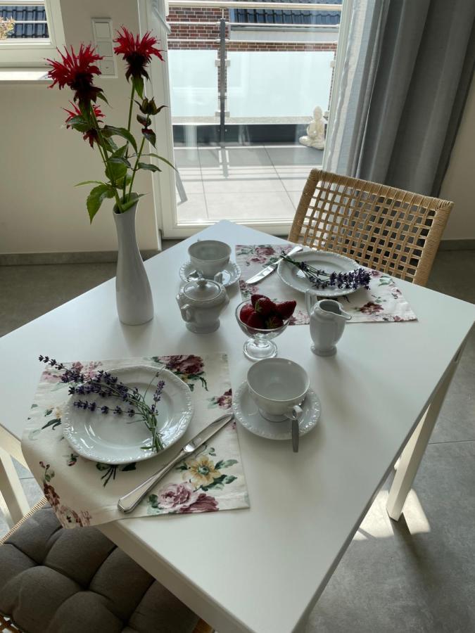 Studio - Apartment Steinmetz Mit Balkon Reken Eksteriør bilde